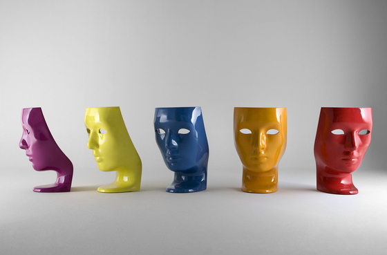 Chine Fonction décorative de chaise de masque de Nemo de fibre de verre de visage humain 92 * 94 * 134cm fournisseur