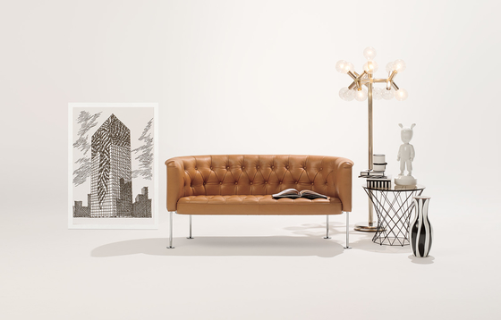 Chine Sièges tapissés modernes du sofa 3 de Haussmann de ménage avec le bras confortable fournisseur