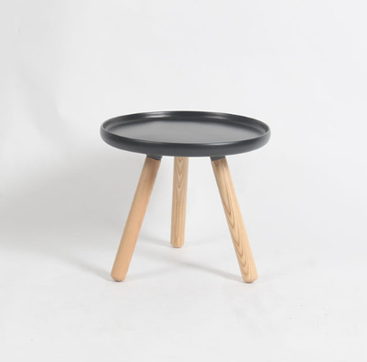 Chine La table basse ronde de Normann Copenhague, Metal la table basse simple avec les jambes en bois fournisseur