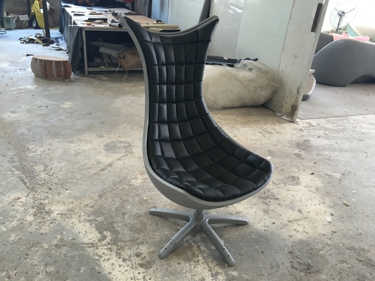 Chine Chaises animales noires de queue de sirène de chaise/salon de bras de fibre de verre fournisseur