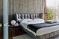 Bas lit de Patricia Urquiola de cosse de Tableau simple avec le GV à haute densité de mousse fournisseur