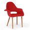 Fibre de verre exécutive de Saarinen dinant diner organique de chaise avec la protection en cuir de Seat fournisseur