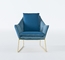 Chaise de New York de tissu par Sergio Bicego, chaise du cadre Saba Italie d'acier inoxydable fournisseur