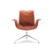 Seau de pied balayé par cuir lombo-sacré classique moderne en métal de chaise de bureau de salon des FK fournisseur