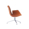 Seau de pied balayé par cuir lombo-sacré classique moderne en métal de chaise de bureau de salon des FK fournisseur