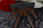 Fibre de verre de forme de scoop dinant les jambes en bois haut arrières de chaise pour le salon fournisseur