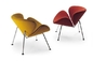 Chaise orange ignifuge de tranche, meubles vivants dinant la chaise de Pierre Paulin fournisseur