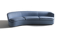 Jambes en cuir incurvées par salon Cuatom en métal de sièges du sofa 3 avec la mousse à haute densité fournisseur