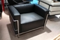 Sofa en cuir de Le Corbusier Lc2 de coussin de bureau, GV sectionnel de sofa de  Lc2 fournisseur