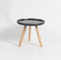 La table basse ronde de Normann Copenhague, Metal la table basse simple avec les jambes en bois fournisseur
