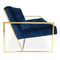 Salon sectionnel de style de Goldfinger de sofa européen d'appartement avec le tissu de velours fournisseur