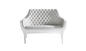 Meubles de chaise de bras de fibre de verre de chaise de Showtime Poltrona de reproduction, blanc bleu fournisseur