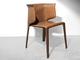 Fibre de verre de luxe d'ANASTASIA dinant la chaise couverte de cuir 1/8&quot; profondément fournisseur