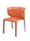 Fibre de verre de luxe d'ANASTASIA dinant la chaise couverte de cuir 1/8&quot; profondément fournisseur