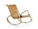 Fauteuil de basculage en cuir bronzé de Dondolo/chaise de basculage rustique de jaune fournisseur