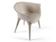 Chaise de bras de fibre de verre de Doralee avec des formes bien définies de raffinage de conception fournisseur