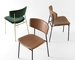 Les années '50 ont bronzé la chaise en cuir L 50,5 P 54 H 95 cm de bureau de selles/selles de selle fournisseur