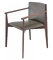 Chaise de Porada Ionis de cuir de Cuoietto, restaurant d'accoudoir dinant des chaises fournisseur