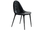 La chaise de bras de Diana  de fibre de verre, cuir dinant des chaises avec Chrome a plaqué des jambes fournisseur