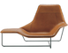 Chaise longue confortable de lama de Zanotta, chaises longues extérieures de conception contemporaine fournisseur