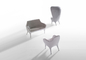 Style de Poltronas Barcelone de cuir d'unité centrale de chaise longue de fibre de verre de réception de bureau fournisseur