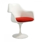 Chaise blanche de tulipe de monticule de café, chaise de tulipe de Saarinen avec le coussin fournisseur