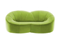 Le sofa classique moderne de potiron de tissu a placé 2 Seater colorés pour le salon fournisseur