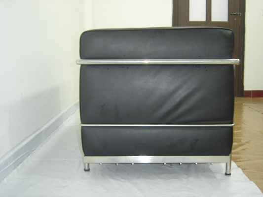 2 noir américain classique moderne de style de cuir véritable de sofa des sièges fournisseur