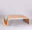 Supérieur en bois moderne naturel de contreplaqué de table basse d'Offi Scando incurvé pour la salle d'exposition fournisseur