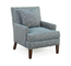 Chaise réglée de tissu de meubles romantiques d'hôtel avec le style en bois d'hospitalité de jambes fournisseur