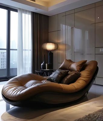 Moderne rétro fauteuil simple couchage canapé salon mobilier maison utiliser chambre d'étude Grand appartement villa salon décontracté fournisseur