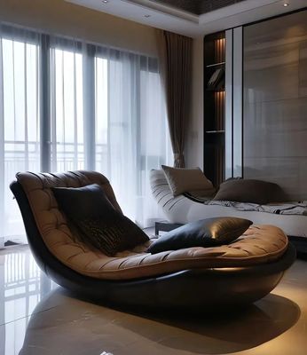 Moderne rétro fauteuil simple couchage canapé salon mobilier maison utiliser chambre d'étude Grand appartement villa salon décontracté fournisseur