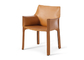 Chaise en cuir bronzée par cabine de selle de 413  pour diner la couleur multi facultative fournisseur