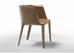 Chaise en cuir bronzée par cabine de selle de 413  pour diner la couleur multi facultative fournisseur