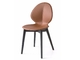 Chaise en cuir bronzage tapissée faite sur commande, chaise de Basil W de studio de MrSmith fournisseur