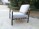 La chaise de bras de fibre de verre de Flou Iko avec le cadre en acier/bracelets en cuir tubulaires soutiennent fournisseur